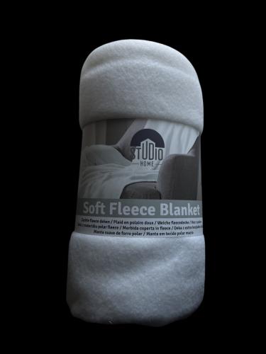 Weiche Fleecedecke 130 x 160 cm, Wei�