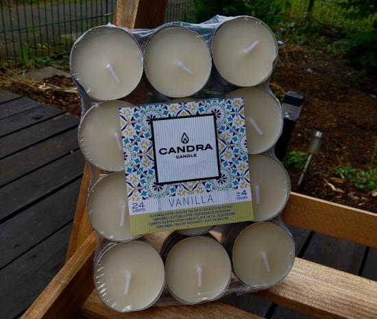 Candra Candle Teelichter Vanilla, 24 St�ck