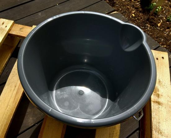 Grau Eimer 10 Liter als Putzeimer
