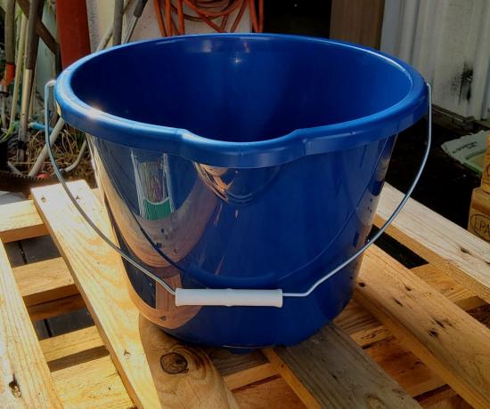 ZD Trading Putzeimer 10 l Blau � Kunststoff-Eimer