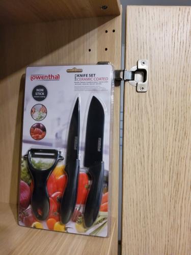Karsten International Messerset 3-teilig mit Antihaftbeschichtung