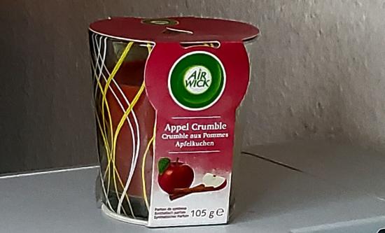 AirWick Anti-Tabak Duftkerze Apfel und Zimt 105 g
