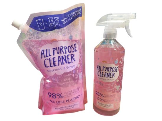 A Good Clean All Purpose Cleaner Set Rosemary & Ginger, 750 ml + 1,5 L