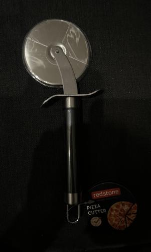 ZD Trading Pizzaschneider 20,5 cm aus Edelstahl und Metall
