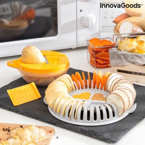 InnovaGoods Mikrowellen-Chips-Set mit Hobel