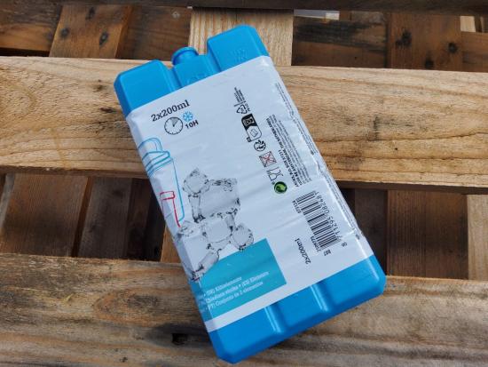 K�hlelemente 2 x 200 ml f�r K�hlboxen und K�hltaschen