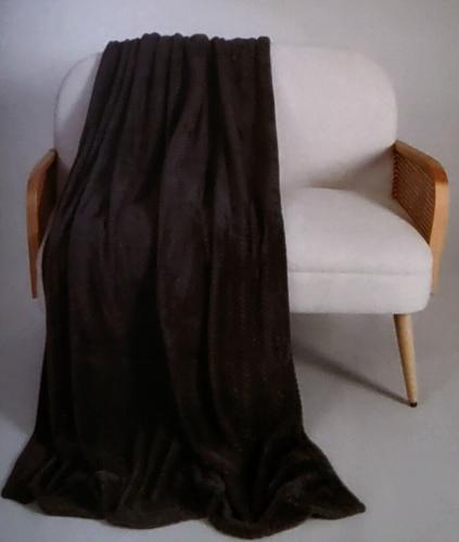 Kuscheldecke 140 x 180 cm Schwarz weich