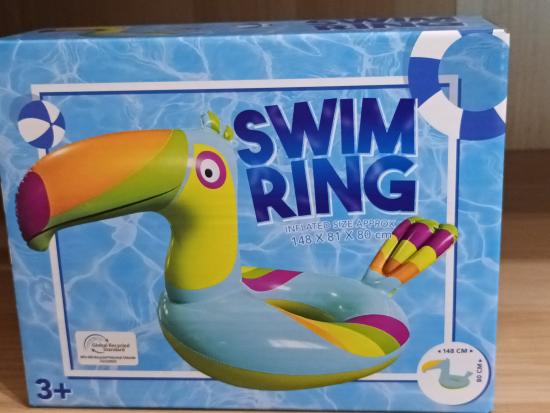 Aufblasbarer Swimring Pelikan 105 x 77 cm