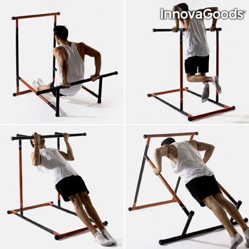 InnovaGoods Klimmzug- und Fitnessstation mit �bungsanleitungen