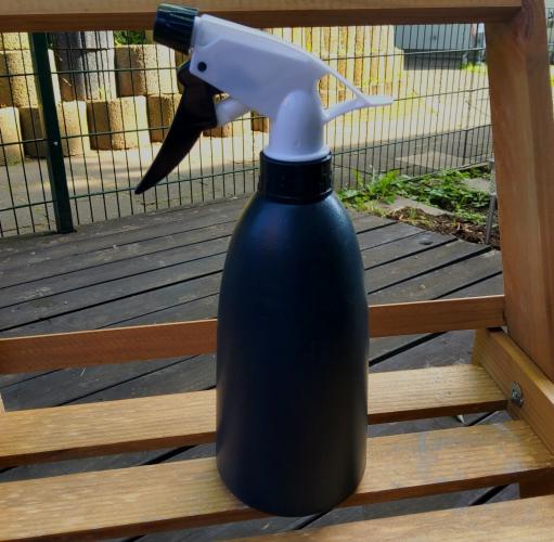 Spr�hflasche Schwarz 480 ml f�r Zimmer- und Gartenpflanzen