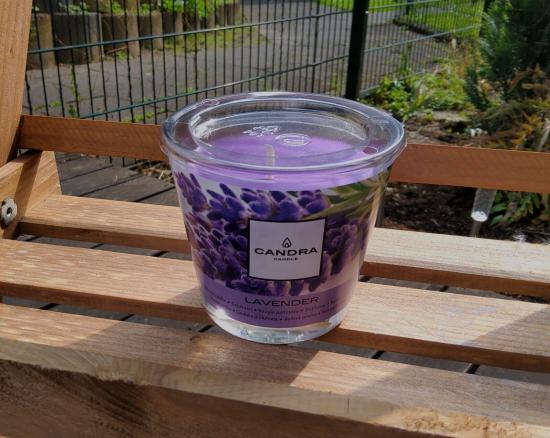 CANDRA Candle Duftkerze Lila 135 g