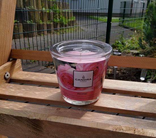 CANDRA Candle Duftkerze Rosa 135 g
