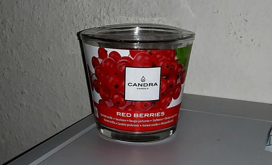 CANDRA Candle Duftkerze Rot 135 g