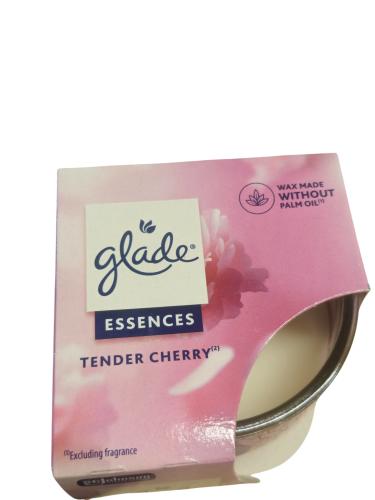 Glade Duftkerze im Glas mit Dekorfolie, 108 g, Tender Cherry