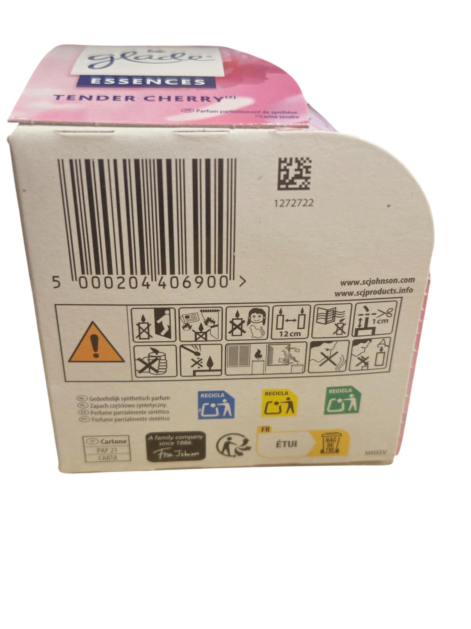 Glade Duftkerze im Glas mit Dekorfolie, 108 g, Fruity Berries