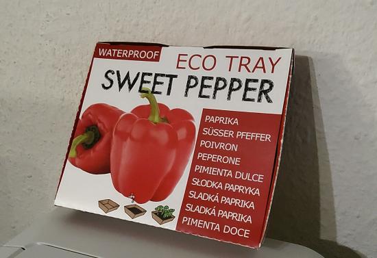 Eco Tray Zuchtgem�seschale 4 Sorten, Paprika
