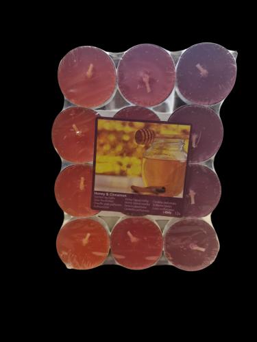 Candra Duft-Teelichter 12 Stk., 3 Sorten