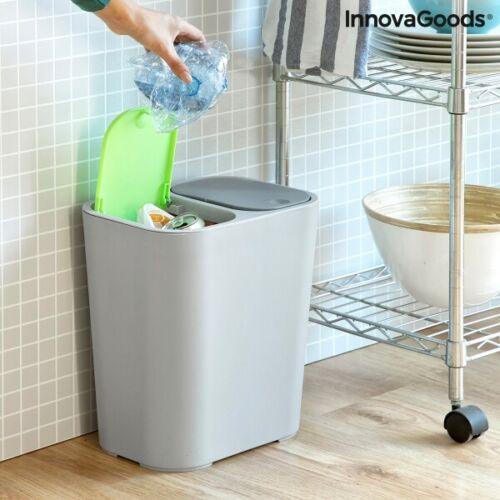 Doppel-Abfallbeh�lter 15 l mit 2 F�chern