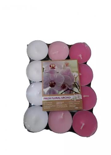Fresh Floral Orchid Teelichter 12 St�ck