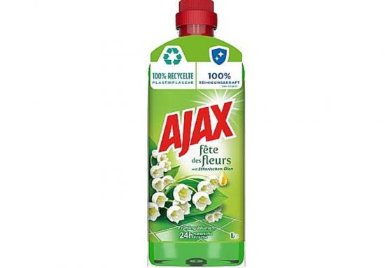 AJAX Bodenreiniger Gr�n 1 Liter mit Fr�hlingsblumen-Duft
