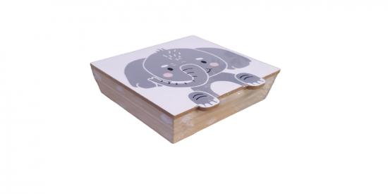 Dekorative Schachtel Elephant, 3 Sorten, als Geschenkbox