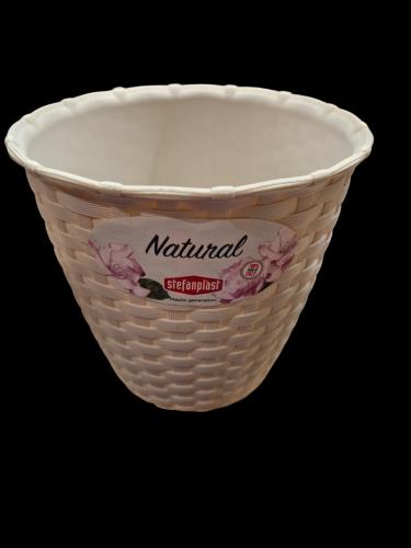Stefanplast Blumentopf Beige f�r Garten und Terrasse