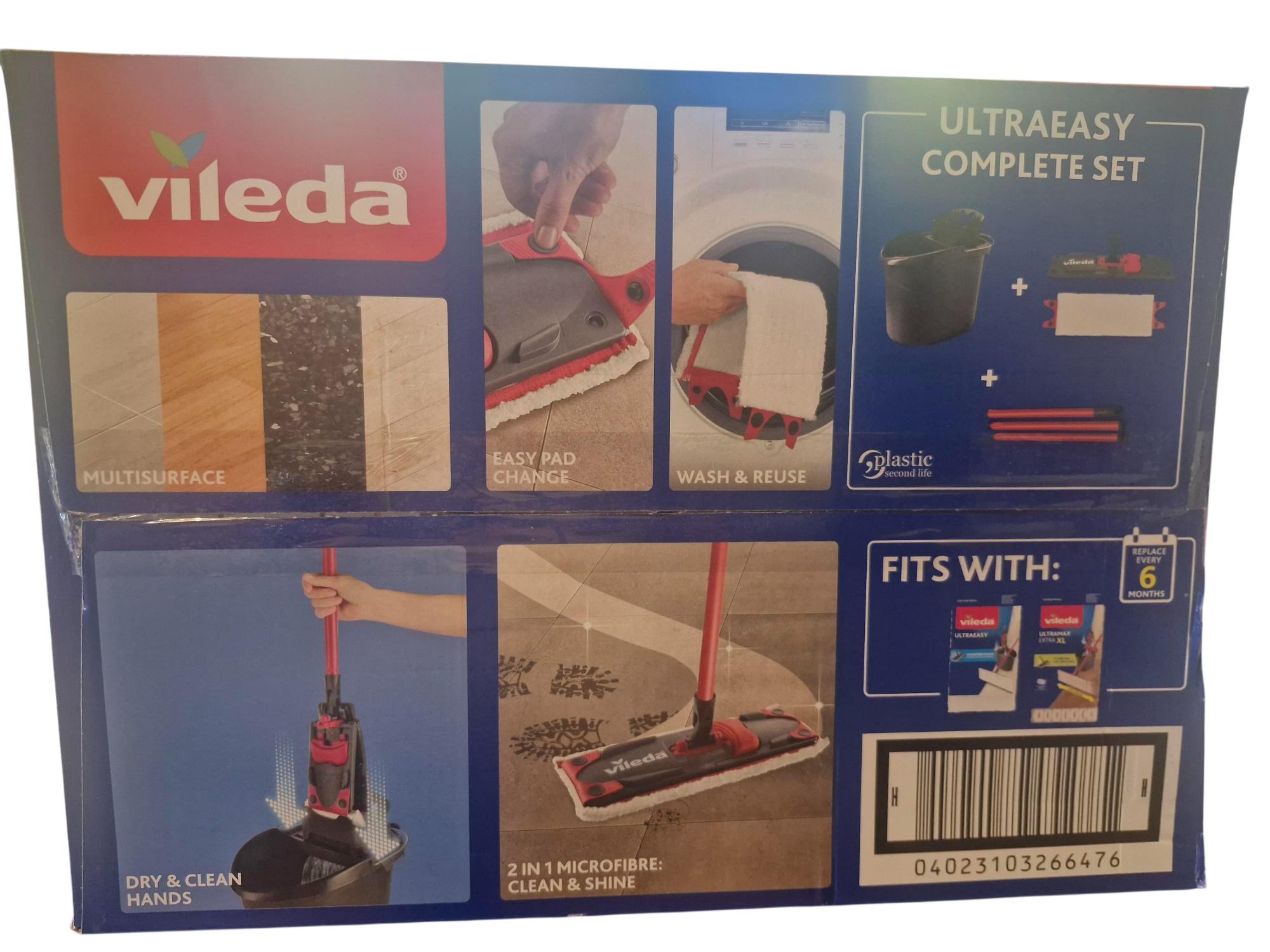 Vileda Ultraeasy Bodenwischer mit Teleskopstiel