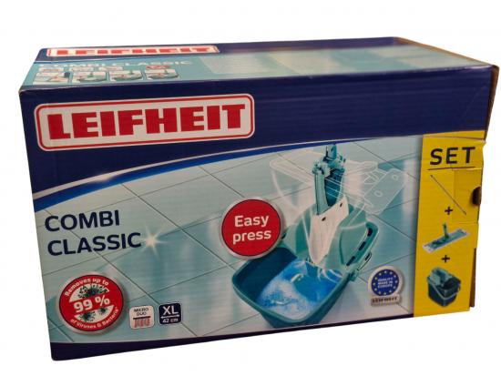 LEIFHEIT Bodenwischer-Set mit 12-Liter-Eimer