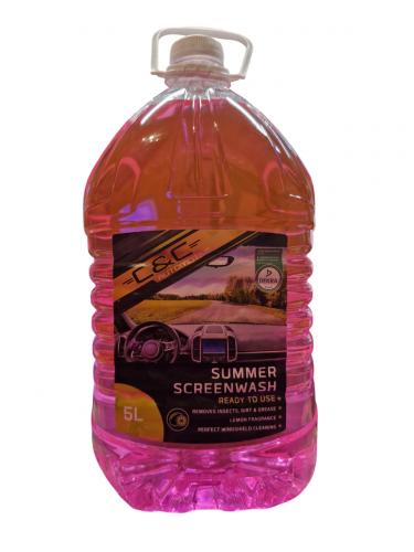 C&C Sommer-Scheibenreiniger 5 l � Zitronenduft im Kanister