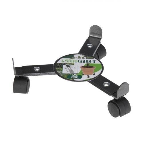 InnovaGoods Blumentopfhalterung mit R�dern, 30 cm