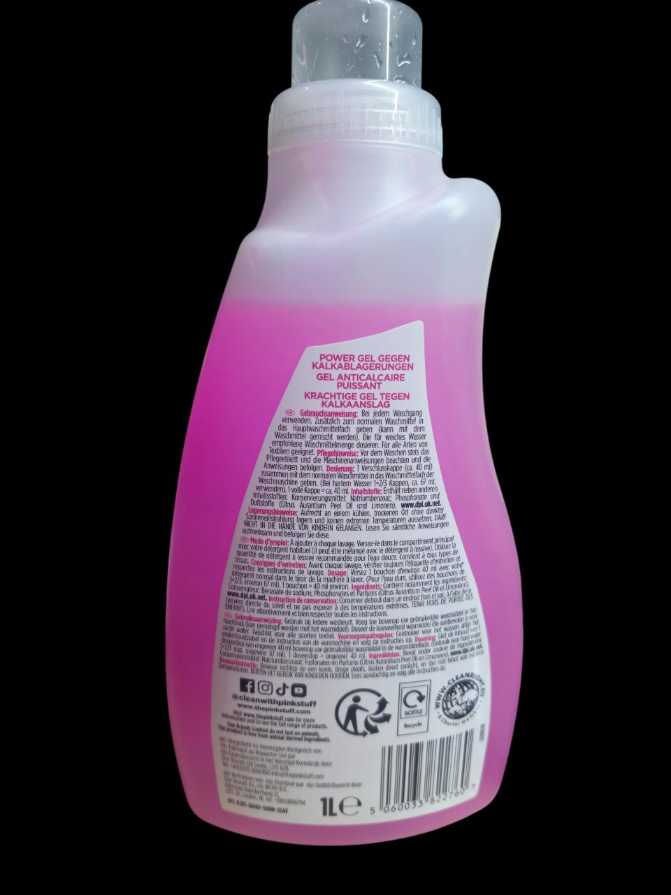 The Pink Stuff Miracle Power Limescale Gel 1L Beh�lter