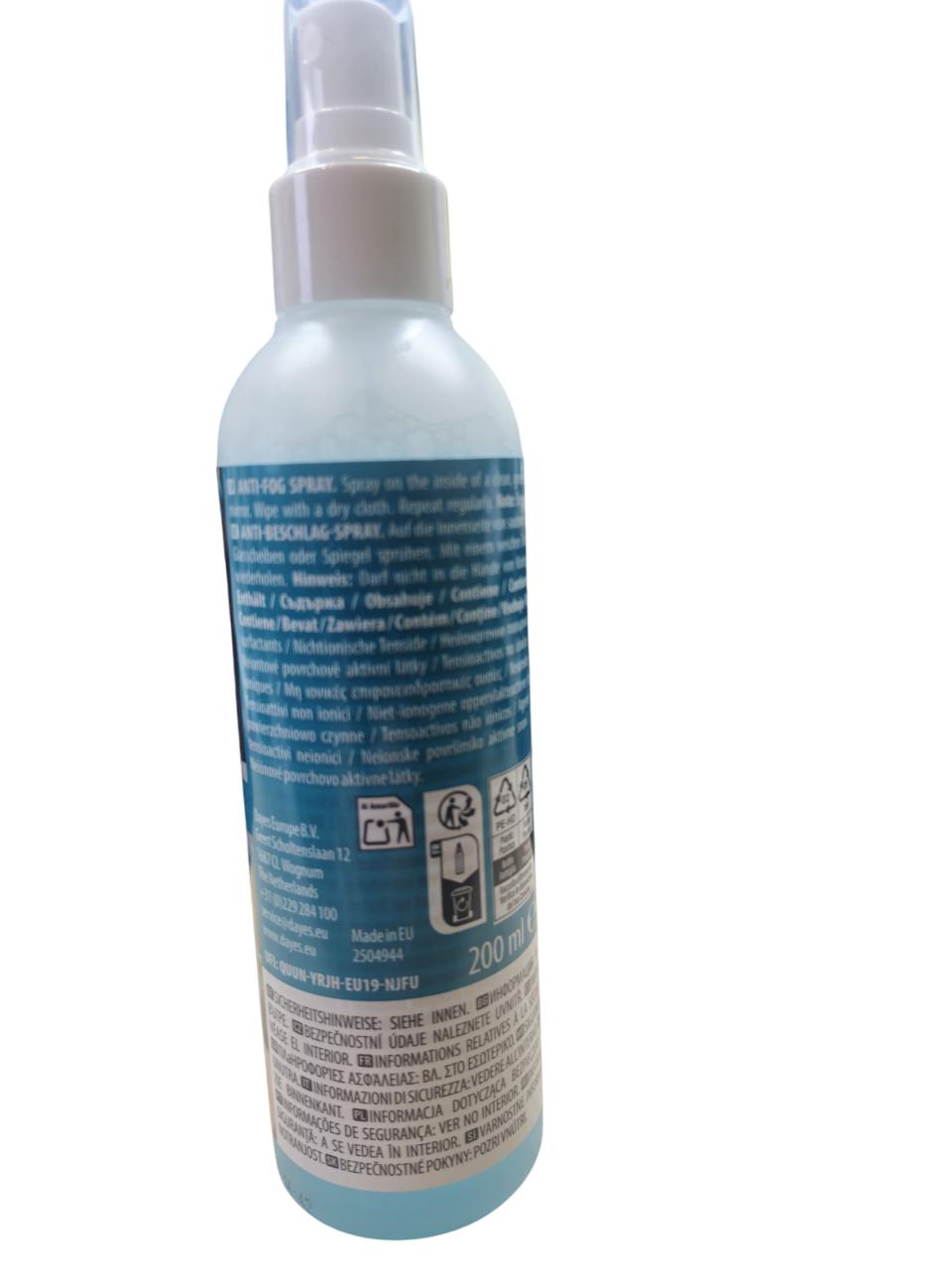 Anti-Fog Spray For a Clear View