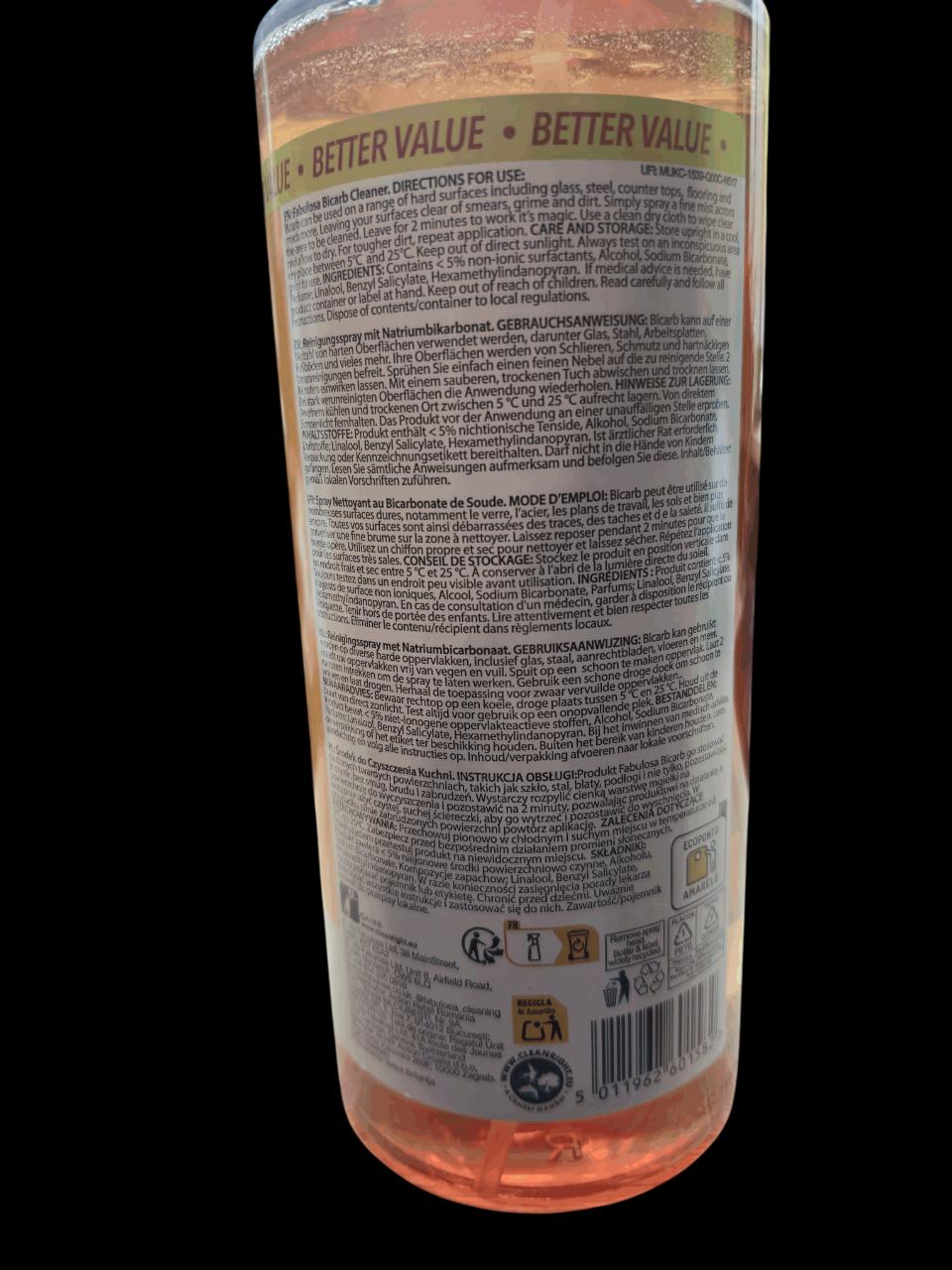 Fabulosa Summer Crush  Bicarb Cleaner 