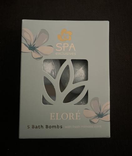 SPA exclusives ELOR� Badebomben 5 x 20 g f�r entspannte Spa-Momente