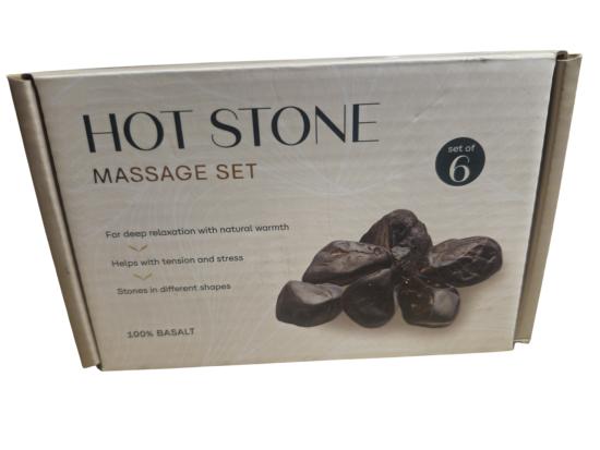 Hot Stone Massage Set, 6er Set
