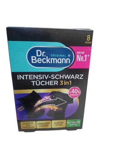 Dr. Beckmann 3in1 Pfleget�cher f�r schwarze Kleidung 8er-Set