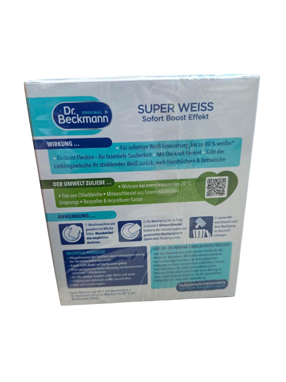W�sche Wei� super im Beutel, 80 g Dr.Beckmann