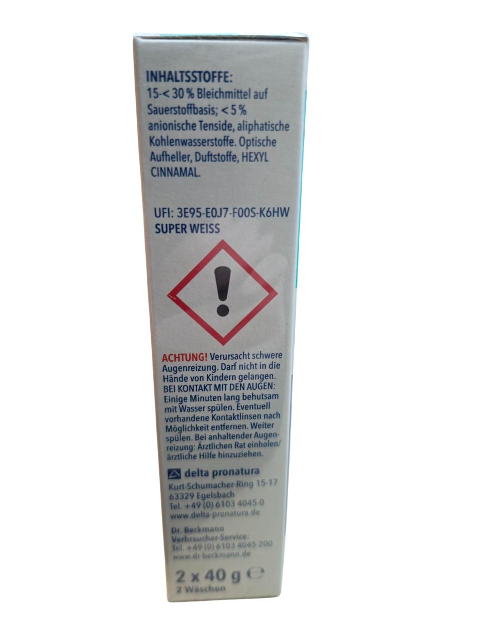 W�sche Wei� super im Beutel, 80 g Dr.Beckmann