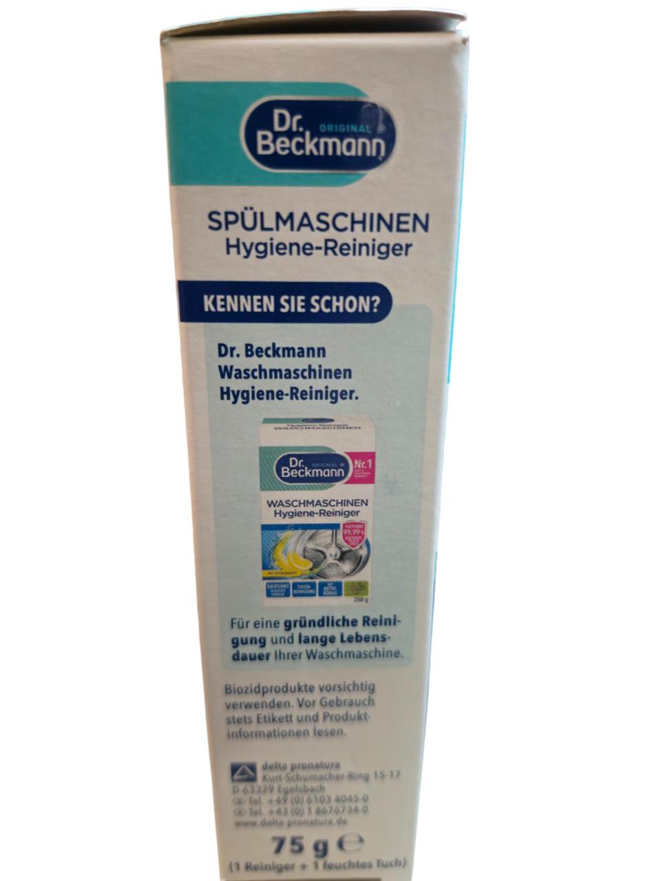 Sp�lmaschinen Hygiene-Reiniger Dr.Beckmann