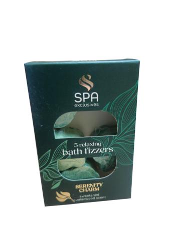 SPA Exclusives Serenity Charm 5 Relaxing Bath Fizzers, 5 St�ck