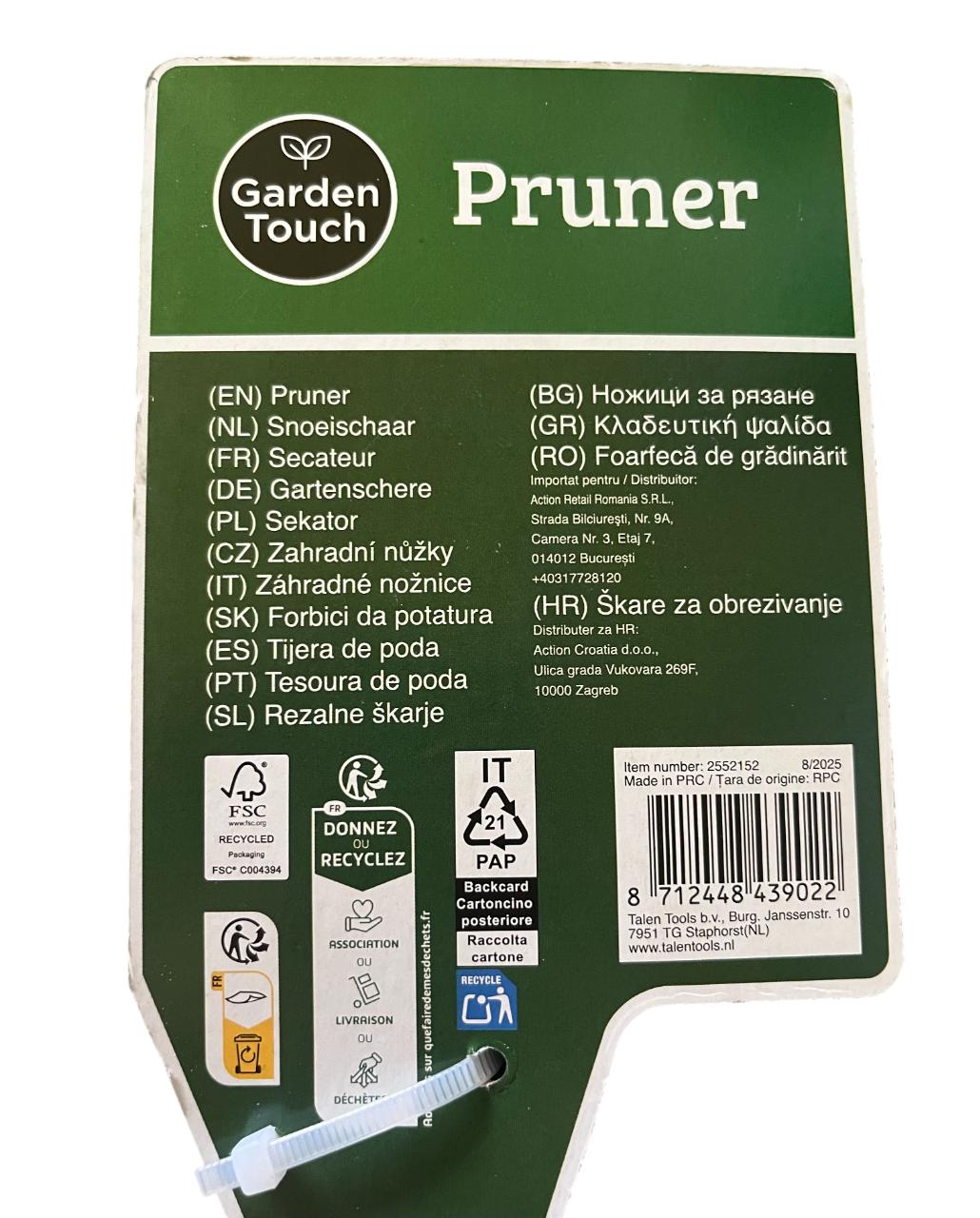 Gartenschere Garden Touch