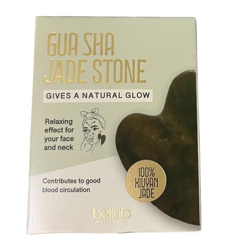 Belluto Gua Sha Jade-Stein f�r Gesichtsmassage