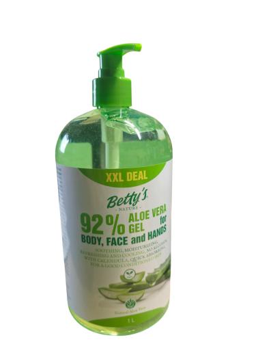 Betty's Nature XXL Aloe Vera Gel 1000 ml � mit 92 % Aloe Vera