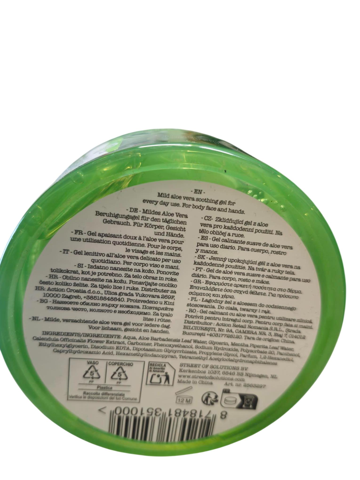 Bettys Nature Aloe Vera Gel