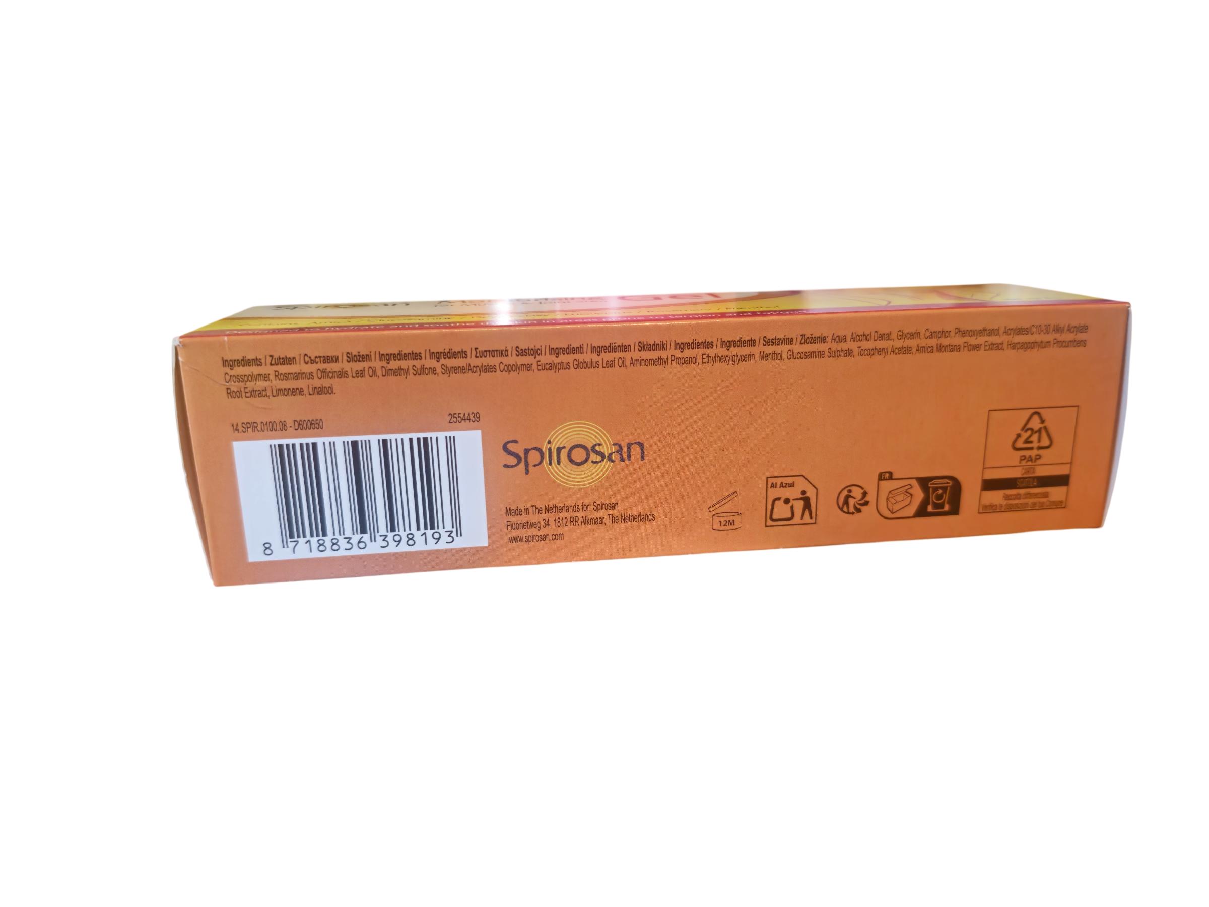 Feuchtigkeitsgel f�r Musken  Spirosan 100ml