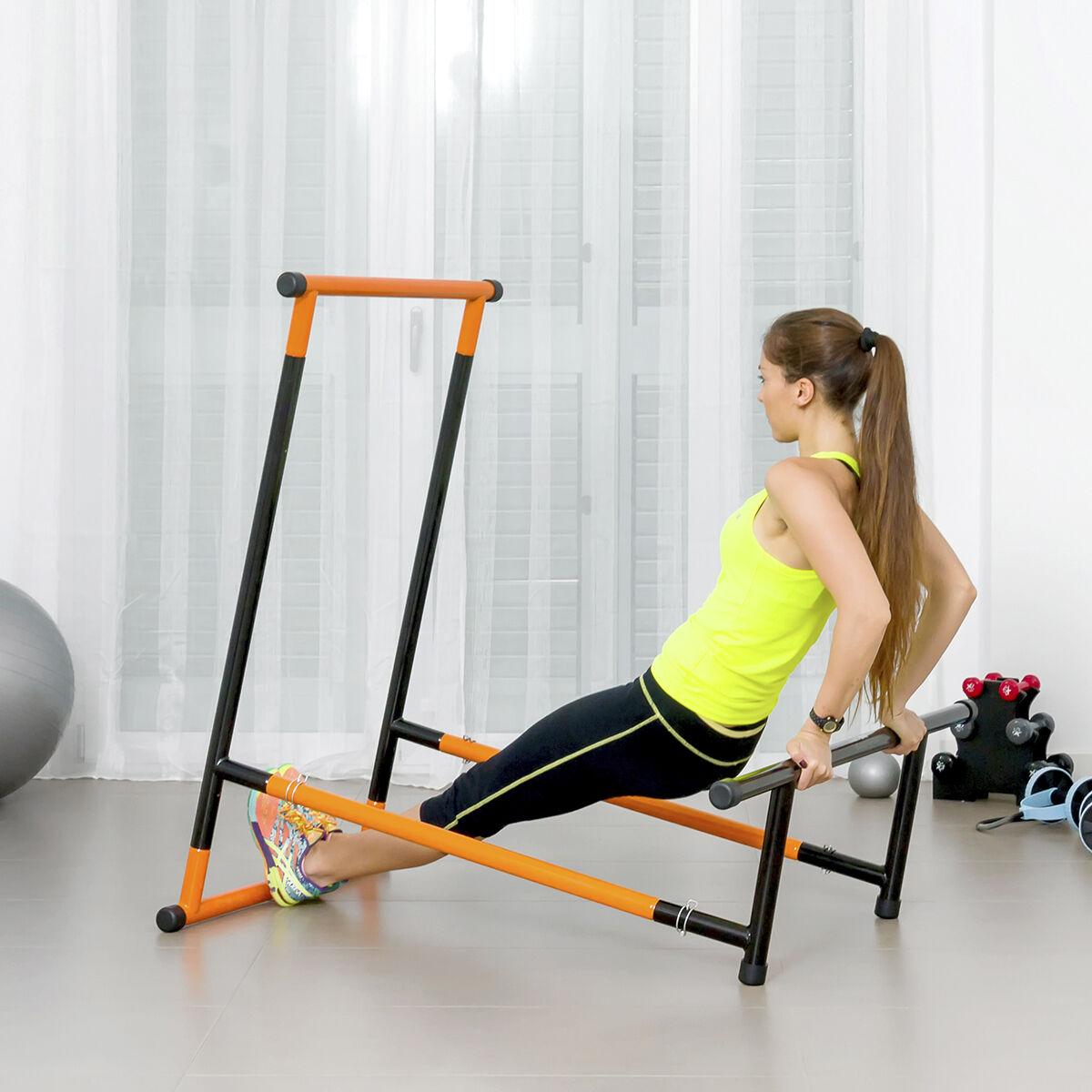 Pack Klimmzugstation Fitness mit �bungsanleitung und Sauna Sportweste Herren 