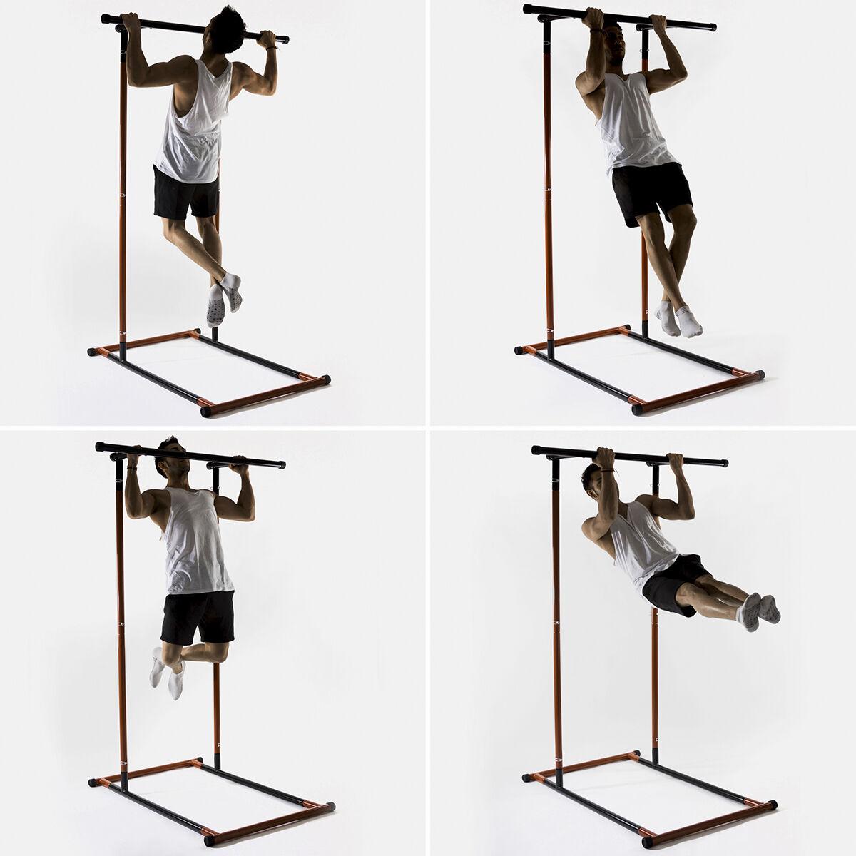 Pack Klimmzugstation Fitness mit �bungsanleitung und Sauna Sportweste Herren 