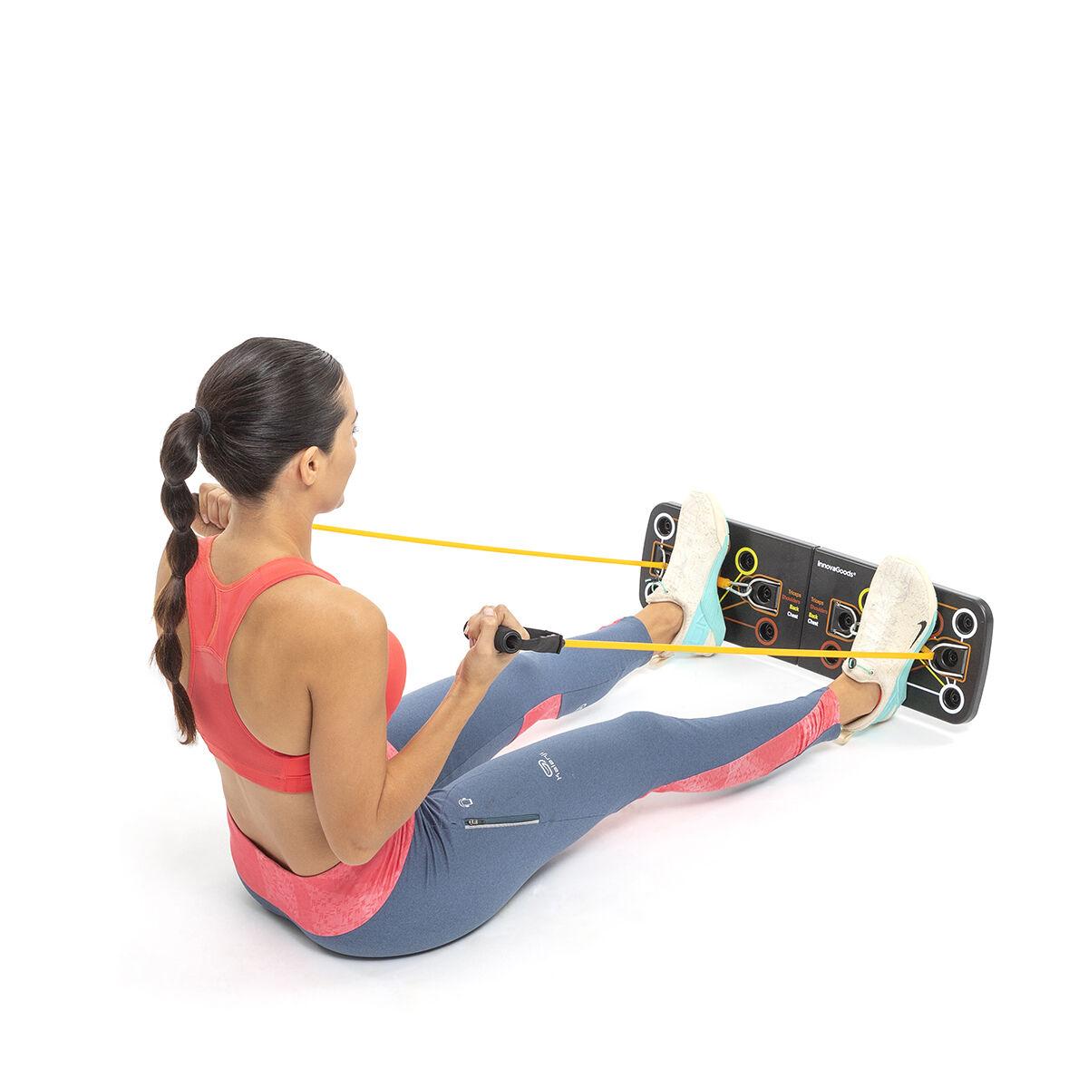 Pack Liegest�tzbrett mit Widerstandsb�ndern und Sauna-Sportweste Herren L InnovaGoods