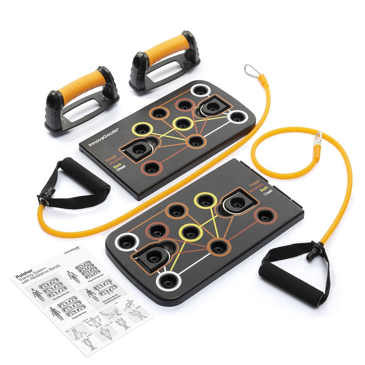 Pack Liegest�tzbrett mit Widerstandsb�ndern und Sauna-Sportweste Herren L InnovaGoods