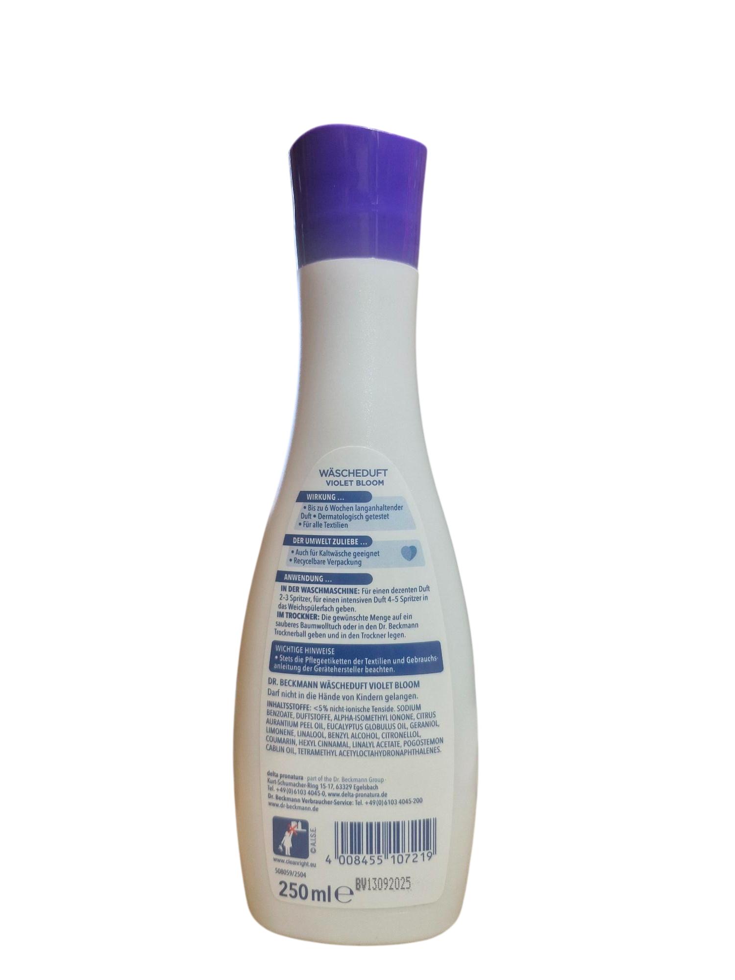 Dr. Beckmann W�scheduft Violet Bloom 250 ml bis zu 6 Wochen Duft
